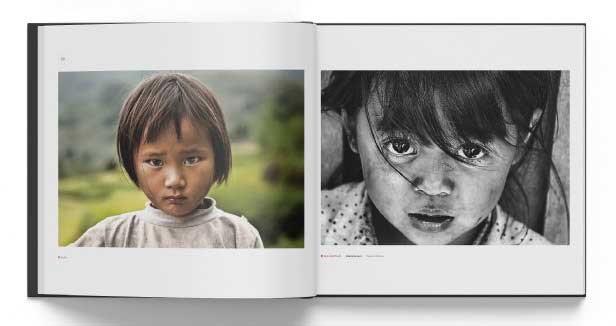 Children portrait Vietnam photography book