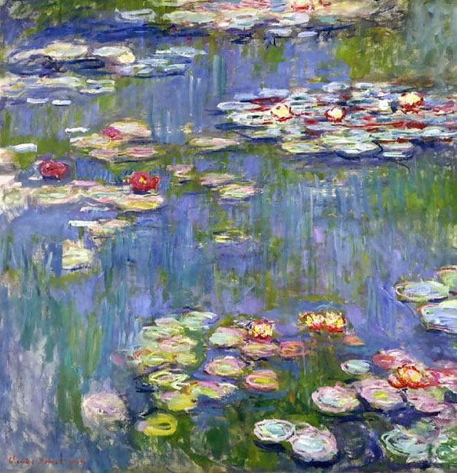 “Waterlilies 27” - Claude Monet - 1919