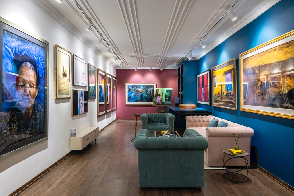 View of the Private Art Salon in Saigon