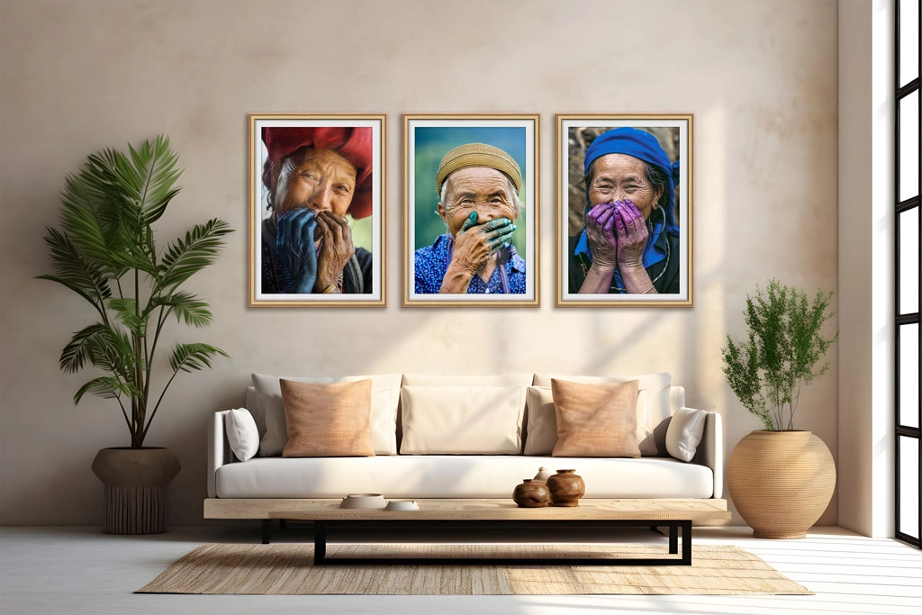 Indigo photographs in your home