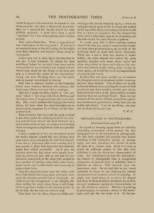 Scan of George Davison’s article "Impressionism in Photography", Part IV, published in The Photographic Times, February 6, 1891