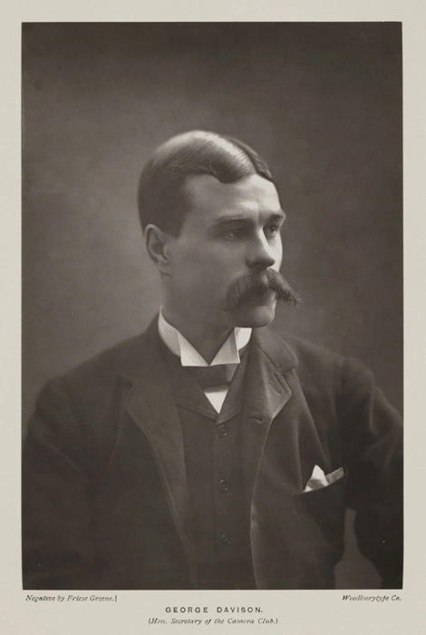 Portrait of George Davison, British art photographer and early advocate of Impressionism in photography