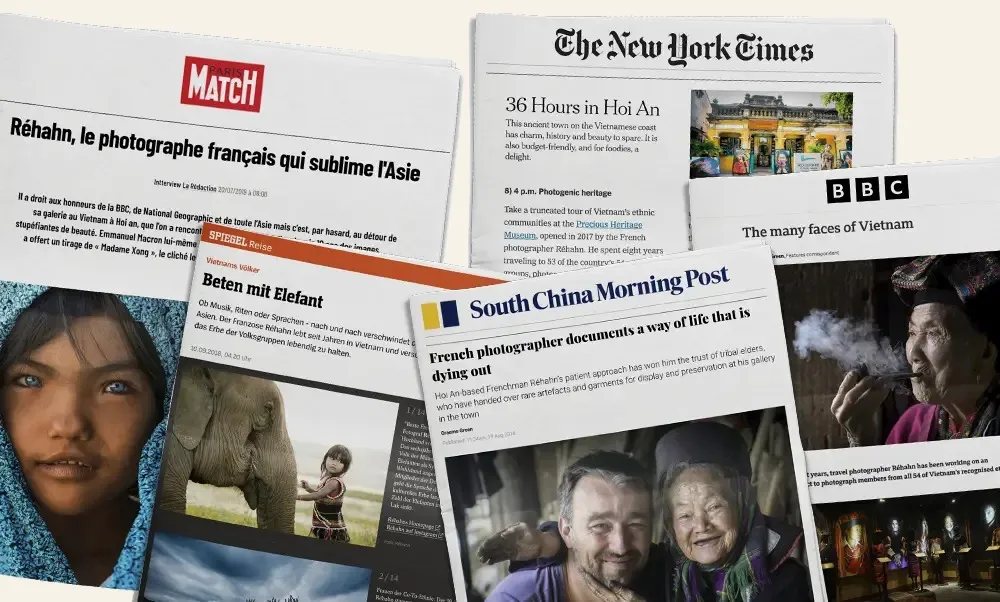 International press articles featuring Réhahn and the Precious Heritage Museum