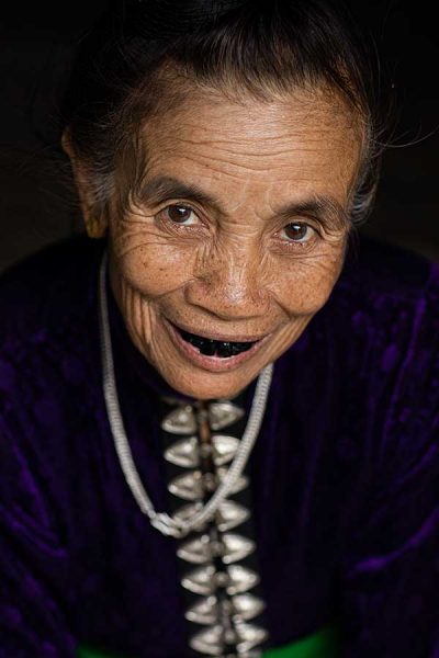 Hidden Smile - black teeth collection photo by Réhahn in Vietnam